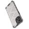 Honeycomb case for iPhone 14 armored hybrid cover transparent | Techbox