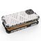 Honeycomb case for iPhone 14 Plus armored hybrid cover transparent | Techbox