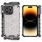 Honeycomb case for iPhone 14 Pro armored hybrid cover black | Techbox