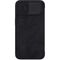 Nillkin Qin Leather Pro Case iPhone 14 Plus Camera Cover Holster Cover Flip Case Black | Techbox