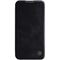 Nillkin Qin Leather Pro Case iPhone 14 Plus Camera Cover Holster Cover Flip Case Black | Techbox