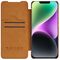 Nillkin Qin Leather Pro Case iPhone 14 Plus Camera Cover Holster Cover Flip Case Brown | Techbox