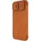 Nillkin Qin Leather Pro Case iPhone 14 Plus Camera Cover Holster Cover Flip Case Brown | Techbox