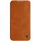 Nillkin Qin Leather Pro Case iPhone 14 Plus Camera Cover Holster Cover Flip Case Brown | Techbox