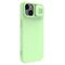 Nillkin CamShield Silky Silicone Case iPhone 14 Plus case with camera cover green | Techbox