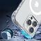 Joyroom Magnetic Defender Magnetic Case for iPhone 14 Plus Armored Case with Hooks Stand Clear (MagSafe Compatible) - Apple Cases - Cases - Techbox