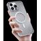 Kingxbar PQY Go Out Series magnetic case for iPhone 14 Plus MagSafe silver - Apple Cases - Cases - Techbox