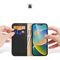 Dux Ducis Hivo Leather Flip Cover Genuine Leather Wallet for Cards and Documents iPhone 14 Plus Black | Techbox
