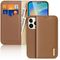 Dux Ducis Hivo Leather Flip Cover Genuine Leather Wallet for Cards and Documents iPhone 14 Pro Brown | Techbox