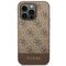 Guess GUHCP14LG4GLBR iPhone 14 Pro 6,1" brązowy/brown hard case 4G Stripe Collection - Apple Cases - Cases - Techbox