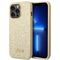 Guess GUHCP14LHGGSHD iPhone 14 Pro 6,1" złoty/gold hard case Glitter Script | Techbox