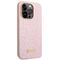 Guess GUHCP14XHGGSHP iPhone 14 Pro Max 6,7" różowy/pink hard case Glitter Script | Techbox