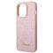 Guess GUHCP14XHGGSHP iPhone 14 Pro Max 6,7" różowy/pink hard case Glitter Script | Techbox