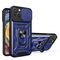 Hybrid Armor Camshield case for iPhone 14 Plus armored case with camera cover blue | Techbox