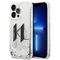 Karl Lagerfeld KLHCP14LLBKLCS iPhone 14 Pro 6,1" srebrny/silver hardcase Liquid Glitter Big KL - Apple Cases - Cases - Techbox