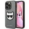 Karl Lagerfeld KLHCP14LSAPCHG iPhone 14 Pro 6,1" hardcase srebrny/silver Saffiano Choupette Head Patch | Techbox