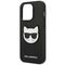 Karl Lagerfeld KLHCP14LSAPCHK iPhone 14 Pro 6,1" hardcase czarny/black Saffiano Choupette Head Patch | Techbox