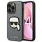 Karl Lagerfeld KLHCP14LSAPKHG iPhone 14 Pro 6,1" srebrny/silver hardcase Saffiano Karl`s Head Patch - Apple Cases - Cases - Techbox