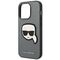 Karl Lagerfeld KLHCP14LSAPKHG iPhone 14 Pro 6,1" srebrny/silver hardcase Saffiano Karl`s Head Patch - Apple Cases - Cases - Techbox