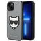 Karl Lagerfeld KLHCP14MSAPCHG iPhone 14 Plus 6,7" hardcase srebrny/silver Saffiano Choupette Head Patch | Techbox