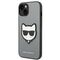 Karl Lagerfeld KLHCP14MSAPCHG iPhone 14 Plus 6,7" hardcase srebrny/silver Saffiano Choupette Head Patch | Techbox