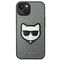 Karl Lagerfeld KLHCP14MSAPCHG iPhone 14 Plus 6,7" hardcase srebrny/silver Saffiano Choupette Head Patch | Techbox