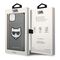Karl Lagerfeld KLHCP14MSAPCHG iPhone 14 Plus 6,7" hardcase srebrny/silver Saffiano Choupette Head Patch | Techbox