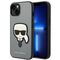 Karl Lagerfeld KLHCP14MSAPKHG iPhone 14 Plus 6,7" srebrny/silver hardcase Saffiano Karl`s Head Patch - Apple Cases - Cases - Techbox