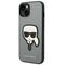 Karl Lagerfeld KLHCP14MSAPKHG iPhone 14 Plus 6,7" srebrny/silver hardcase Saffiano Karl`s Head Patch - Apple Cases - Cases - Techbox