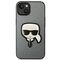 Karl Lagerfeld KLHCP14MSAPKHG iPhone 14 Plus 6,7" srebrny/silver hardcase Saffiano Karl`s Head Patch - Apple Cases - Cases - Techbox