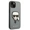 Karl Lagerfeld KLHCP14MSAPKHG iPhone 14 Plus 6,7" srebrny/silver hardcase Saffiano Karl`s Head Patch - Apple Cases - Cases - Techbox