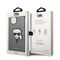 Karl Lagerfeld KLHCP14MSAPKHG iPhone 14 Plus 6,7" srebrny/silver hardcase Saffiano Karl`s Head Patch - Apple Cases - Cases - Techbox