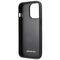 AMG AMHCP14XGSEBK iPhone 14 Pro Max 6,7 "black / black hardcase Leather Debossed Lines - Apple Cases - Cases - Techbox