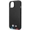 Case BMW BMHMP14M22PTDK iPhone 14 Plus 6.7 "black / black Leather Stamp Tricolor Magsafe | Techbox