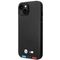 Case BMW BMHMP14S22PTDK iPhone 14 6.1 "black / black Leather Stamp Tricolor Magsafe | Techbox