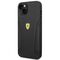Ferrari FEHCP14MRBUK iPhone 14 Plus 6.7 "black / black hardcase Leather Stamp Sides - Apple Cases - Cases - Techbox