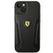 Ferrari FEHCP14MRBUK iPhone 14 Plus 6.7 "black / black hardcase Leather Stamp Sides - Apple Cases - Cases - Techbox