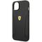 Ferrari FEHCP14MRBUK iPhone 14 Plus 6.7 "black / black hardcase Leather Stamp Sides - Apple Cases - Cases - Techbox