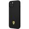 Ferrari FEHCP14SSIBBK iPhone 14 6.1" black/black hardcase Silicone Metal Logo | Techbox