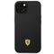 Ferrari FEHCP14SSIBBK iPhone 14 6.1" black/black hardcase Silicone Metal Logo | Techbox