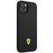 Ferrari FEHCP14SSIBBK iPhone 14 6.1" black/black hardcase Silicone Metal Logo | Techbox