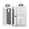 Guess GUHCP13SPSATLG iPhone 13 mini 5,4 "silver / silver hardcase SaffianoTriangle Logo | Techbox