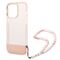 Guess GUHCP14LHGCOHP iPhone 14 Pro 6.1" pink/pink hardcase Translucent Pearl Strap - Apple Cases - Cases - Techbox