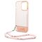 Guess GUHCP14LHGCOHP iPhone 14 Pro 6.1" pink/pink hardcase Translucent Pearl Strap - Apple Cases - Cases - Techbox
