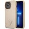 Guess GUHCP14LPSATLE iPhone 14 Pro 6,1 "beige / beige hardcase SaffianoTriangle Logo | Techbox