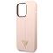 Guess GUHCP14LSLTGP iPhone 14 Pro 6.1" pink/pink hardcase Silicone Triangle - Apple Cases - Cases - Techbox