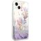 Guess GUHCP14MLFLSU iPhone 14 Plus 6,7" fioletowy/purple hardcase Flower Liquid Glitter - Apple Cases - Cases - Techbox
