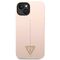 Guess GUHCP14MSLTGP iPhone 14 Plus 6.7" pink/pink hardcase Silicone Triangle | Techbox
