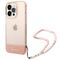 Guess GUHCP14XHGCOHP iPhone 14 Pro Max 6.7" pink/pink hardcase Translucent Pearl Strap | Techbox