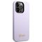 Guess GUHCP14XSLSMU iPhone 14 Pro Max 6.7" purple/purple hard case Silicone Vintage Gold Logo - Apple Cases - Cases - Techbox